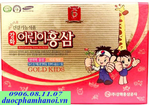 Hồng sâm baby hươu cao cổ Gold Kid- hộp 20ml x30 gói