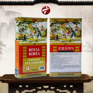 Hồng sâm nguyên củ sấy khô Hàn Quốc hộp thiếc 75gr