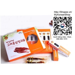 Hồng sâm nguyên củ tẩm mật ong Korean Red Ginseng Gold Geumsan