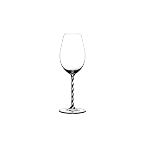 Hộp 1 ly Fatto A Mano Champagne Wine Glass Black White Twisted 4900/28BWT