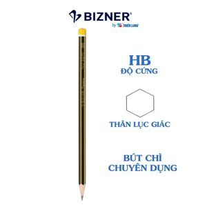 Hộp 10 cây Bút chì gỗ cao cấp Bizner BIZ-P01