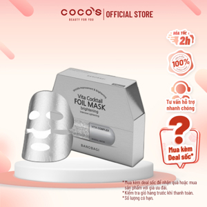 Hộp 10 mặt nạ banobagi dưỡng và phục hồi da mụn Banobagi Vita Cocktail Foil Mask (30ml x 10)