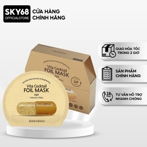 Hộp 10 mặt nạ banobagi dưỡng và phục hồi da mụn Banobagi Vita Cocktail Foil Mask (30ml x 10)