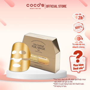 Hộp 10 mặt nạ banobagi dưỡng và phục hồi da mụn Banobagi Vita Cocktail Foil Mask (30ml x 10)