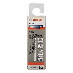 Hộp 10 mũi khoan Inox HSS-Co 5.1mm BOSCH 2608585886