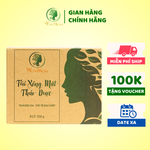 Hộp 10 túi lọc xông mặt thảo dược Wonmom 100gr