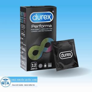 Hộp 12 cái bao cao su Durex Performa 52mm