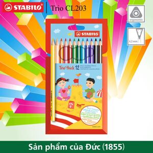 Hộp 12 cây bút chì màu Stabilo Trio Thick CL203/455