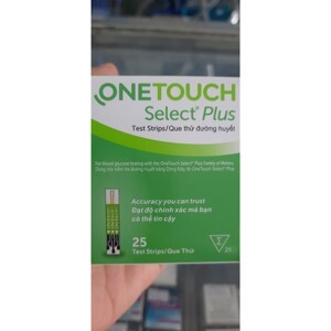 Hộp 25 Que thử đường huyết One Touch Select Plus Simple