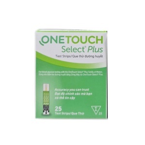 Hộp 25 Que thử đường huyết One Touch Select Plus Simple