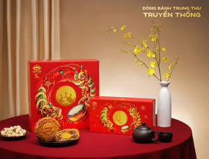 Hộp 4 bánh trung thu Kinh Đô Thu An Nhiên (840g)