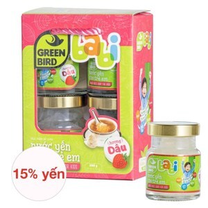 Hộp 4 hũ nước yến cho trẻ em Green Bird Babi 72g