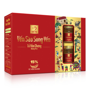 Hộp 5 hũ tổ yến chưng đường phèn Song Yến 70ml