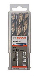 Hộp 5 mũi khoan Inox HSS-Co 12mm BOSCH 2608585903