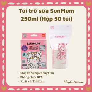 Hộp 50 túi trữ sữa mẹ Sunmum Thái Lan