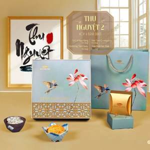 Hộp bánh trung thu Bibica thu nguyệt 4 bánh