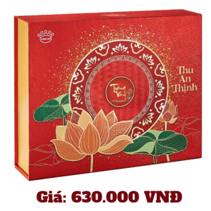 Hộp bánh trung thu Kinh đô Trăng vàng Hồng Ngọc An Thịnh Đỏ 4 bánh