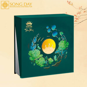 Hộp bánh trung thu Kinh đô Trăng vàng Hồng Ngọc Vàng 4 bánh