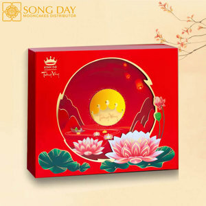 Hộp bánh trung thu Kinh đô Trăng vàng Hồng Ngọc An Thịnh Đỏ 4 bánh