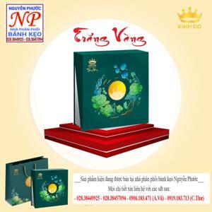 Hộp bánh trung thu Kinh đô Trăng vàng Hồng Ngọc Vàng 4 bánh