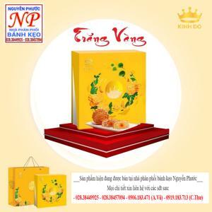 Hộp bánh trung thu Kinh đô Trăng vàng Hồng Ngọc Vàng 4 bánh