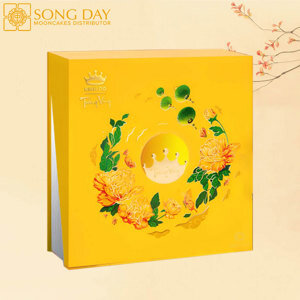 Hộp bánh trung thu Kinh đô Trăng vàng Hồng Ngọc Vàng 4 bánh