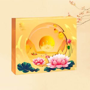 Hộp bánh trung thu Kinh đô Trăng vàng Hồng Ngọc Vàng 4 bánh