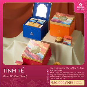 Hộp bánh trung thu Maison Tinh tế 8 bánh
