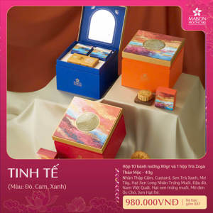 Hộp bánh trung thu Maison Tinh tế 8 bánh
