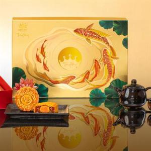 Hộp bánh trung thu Trăng Vàng Hoàng Kim Vinh Hoa (Vàng)