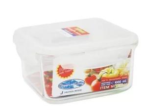 Hộp bảo quản thực phẩm Super Lock vuông thủy tinh 6086