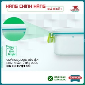 Hộp bảo quản thực phẩm thông minh BioZone vuông KB-SM2000S1