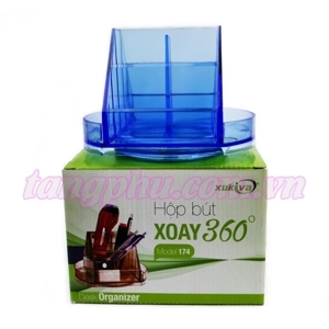 Hộp cắm bút xoay 7 ngăn Xukiva 174