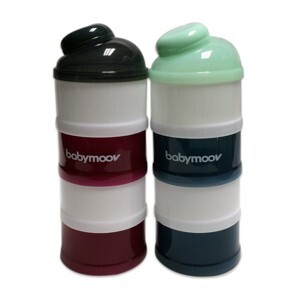 Hộp chia sữa 4 tầng màu đỏ Babymoov (BM14739/BM14740/BM00923/BM01118)