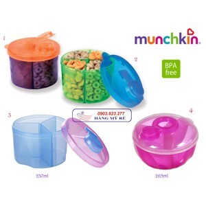 Hộp chia sữa, đựng đồ ăn 4 ngăn Munchkin 80201