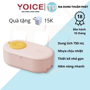 Hộp cơm cắm điện hâm nóng 750ml Yoice Y-BDH1