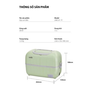 Hộp cơm cắm điện Unie UV-P1