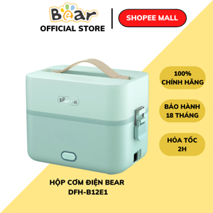 Hộp cơm điện Bear DFH-B12E1 - 2 tầng 3 ngăn