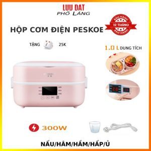 Hộp cơm điện tử hẹn giờ 2 bát Peskoe RW16