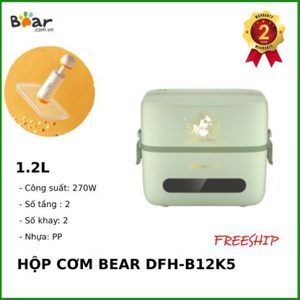 Hộp cơm điện tử hẹn giờ Bear DFH-B12K5