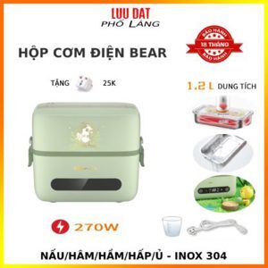 Hộp cơm điện tử hẹn giờ Bear DFH-B12K5