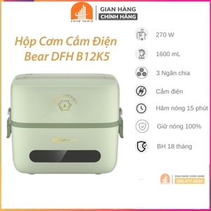 Hộp cơm điện tử hẹn giờ Bear DFH-B12K5