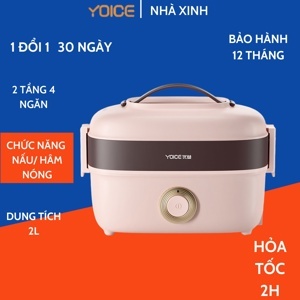 Hộp cơm điện Yoice Y-FH13A - 2 tầng 4 ngăn