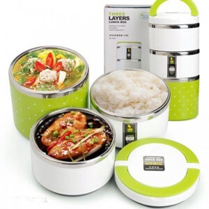 Hộp cơm giữ nhiệt cao cấp 3 ngăn Lunch box