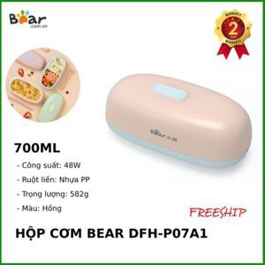 Hộp cơm sạc pin tích điện tự hâm, giữ ấm Bear DFH-P07A1