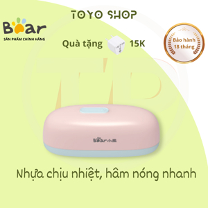 Hộp cơm sạc pin tích điện tự hâm, giữ ấm Bear DFH-P07A1