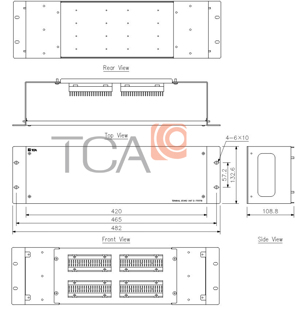 Hộp đấu dây Toa E-7000TB