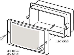 Hộp đỡ loa âm tường BOSCH LBC-3013/01