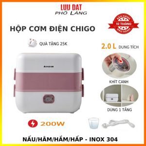 Hộp đựng cơm 3 tầng hình chữ nhật MD-628