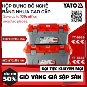 Hộp đựng đồ nghề bằng nhựa Yato YT-88880